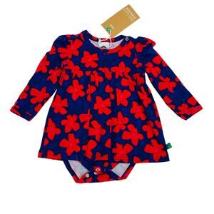 NWT Fred's World 6-9M Organic Pow Puff Dress